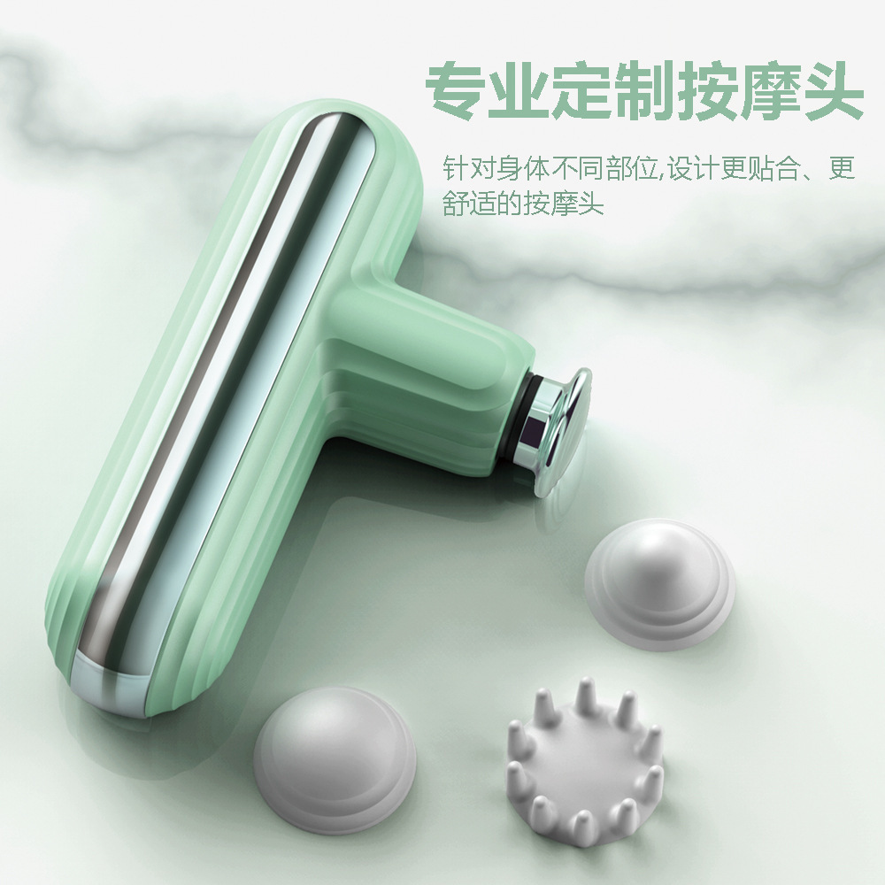 ปืนนวดไฟฟ้าแบบพกพาสำหรับออกกำล - Massage Gun บทวิจารณ์และราคา