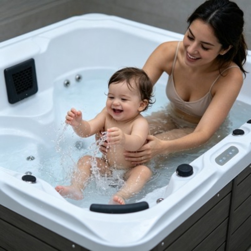 อ่างน้ำร้อนสปาจากุซซี่อะคริลิก - Spa Massager บทวิจารณ์และราคา
