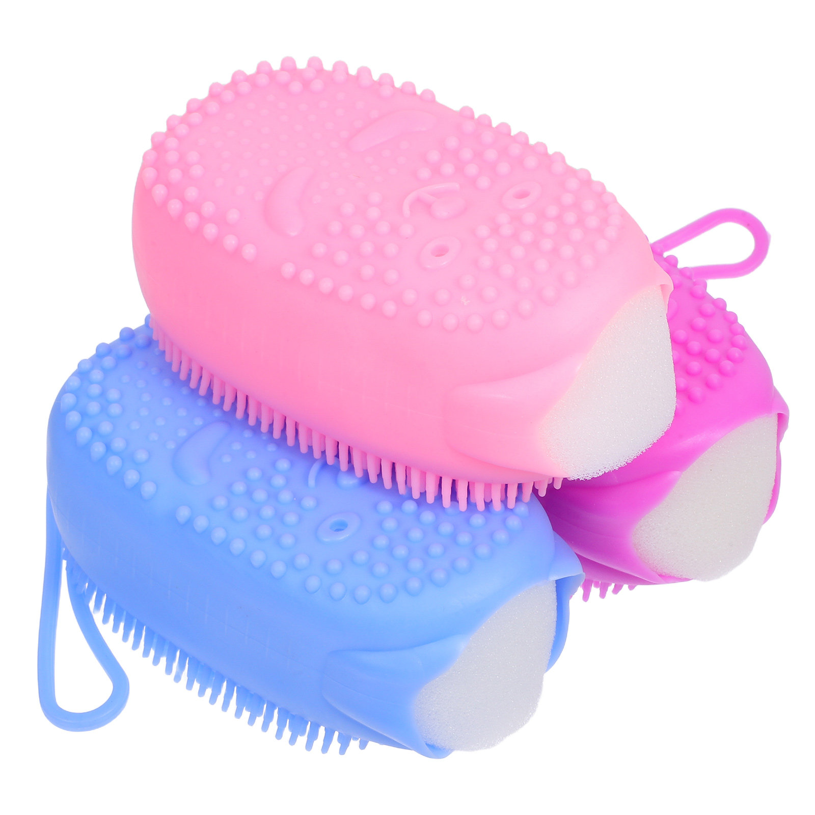 3 ชิ้น ฟองน้ำขัดผิว แปรงซิลิโค - Body Brush บทวิจารณ์และราคา