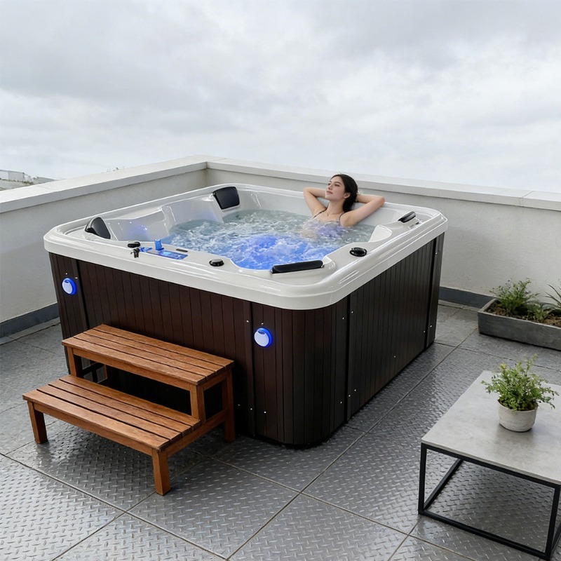 อ่างอาบน้ำนวดตัวอะคริลิก อ่างน - Spa Massager บทวิจารณ์และราคา